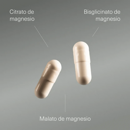 Magnesio Complex Triple 3000mg de Magnesio, Magnesio Bisglicinato, Citrato y Malato Aldous Bio 200 Cápsulas