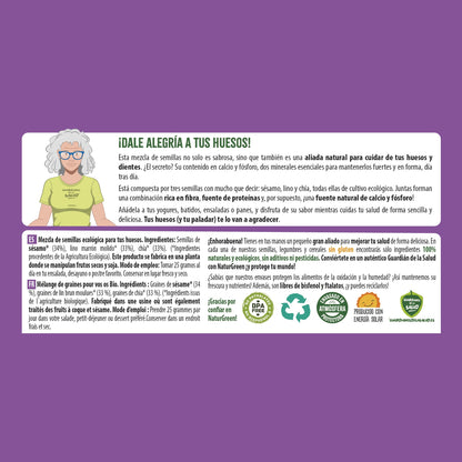Mezcla de Semillas Mix óseo Bio Naturgreen 175 g
