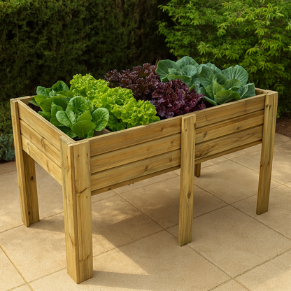 Mesa De Cultivo Bora Profunda 30cm Vidahuerto 200x80x80 Cm._3