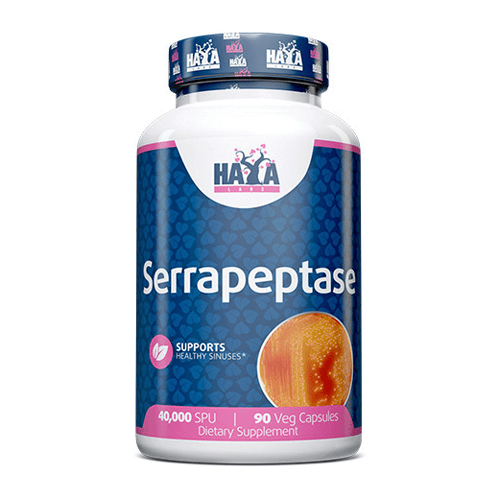 Serrapeptase 40000 Spu - 90 Cápsulas Vegetales - Mejora De Articulaciones - Haya Labs_0