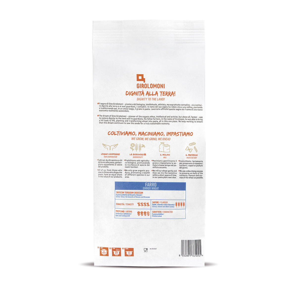 Fusilli espelta bio Girolomoni 500g