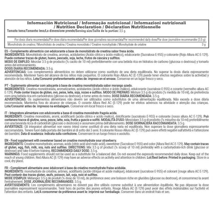 Creatina Monohidrato 200 Mesh - 300g - Fresa Acida - Aumento De La Masa Muscular - Masmusculo_4