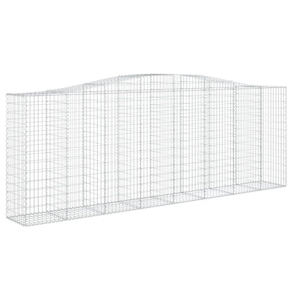 Cestas Gaviones 7 Uds Forma De Arco Hierro 400x50x140/160 Cm_2