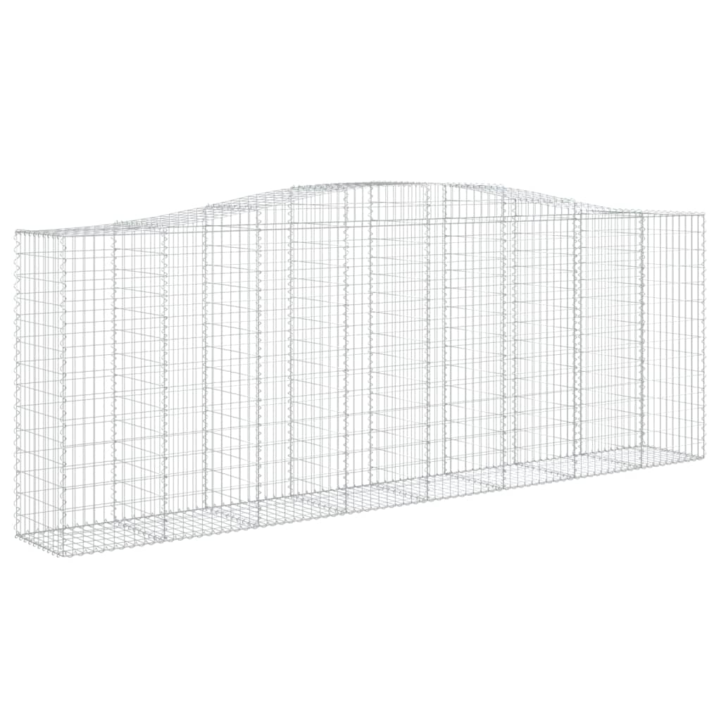 Cestas De Gaviones 25 Uds Forma De Arco Hierro 400x50x140/160cm_2