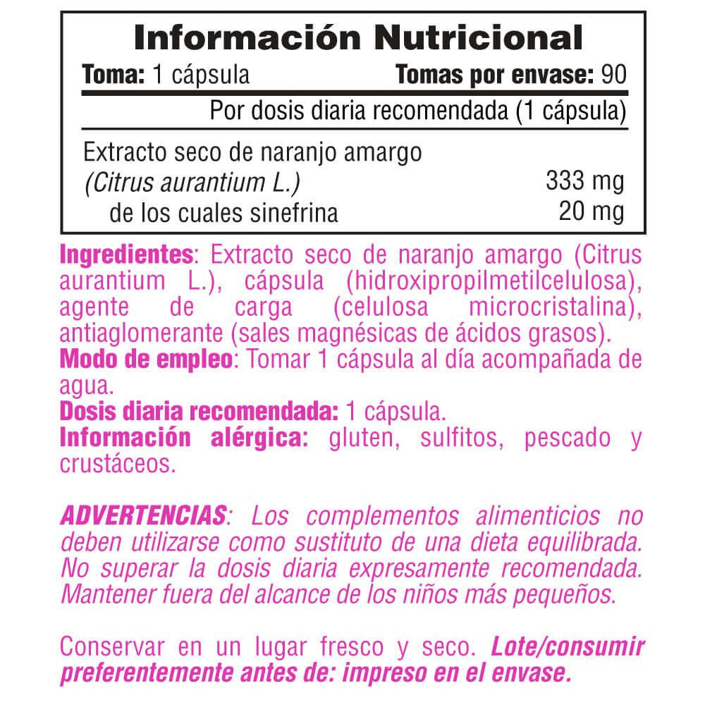 Synephrine (sinefrina) - 90 Cápsulas Vegetales - Salud Y Bienestar - Smart Supplements_4