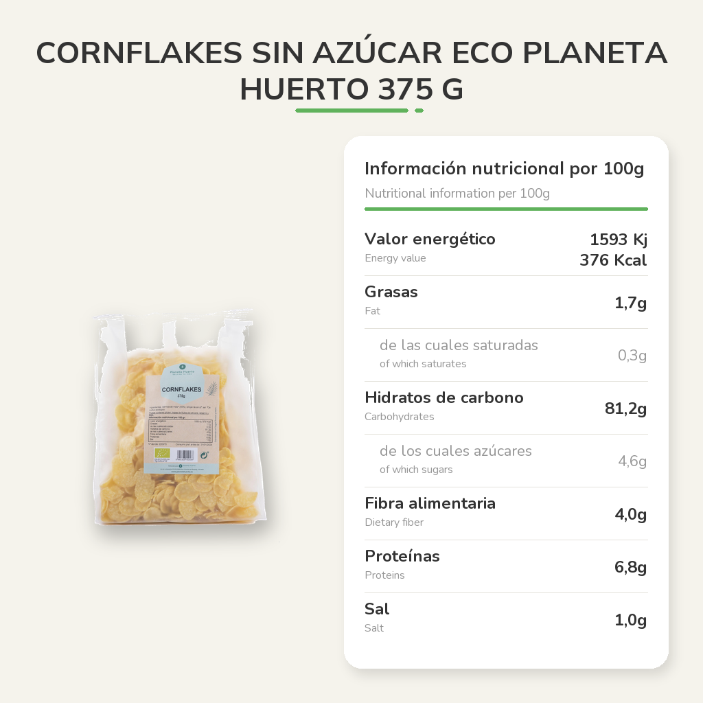 Información nutricional
