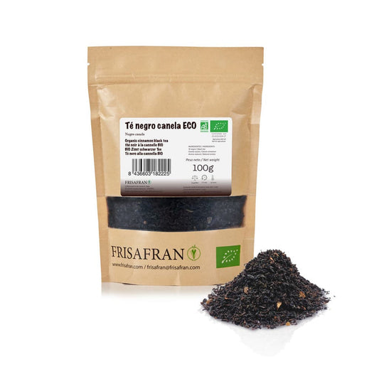 Té Negro Canela Ecológico Granel | Calidad | Frisafran 100 G_0