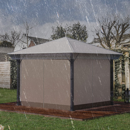 Outsunny Cubierta Protectora Para Gazebo 3x3 M Cubierta Impermeable Para Pérgola_1