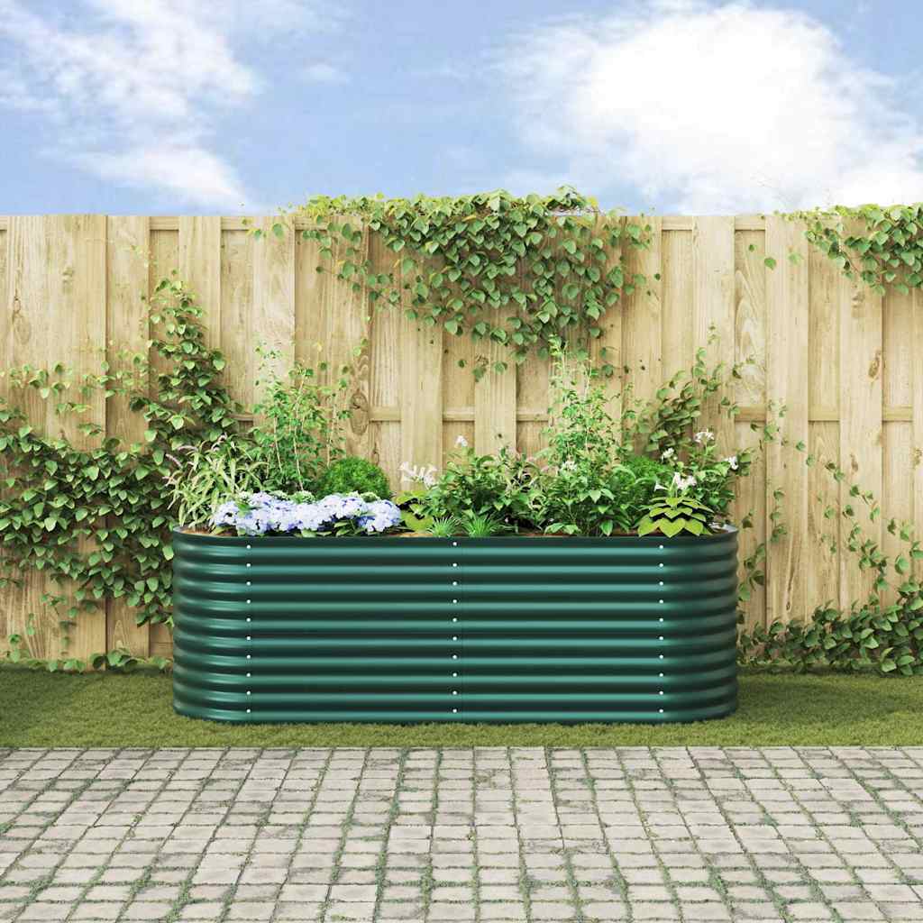 Cama Elevada Verde 240 X 80 X 81 Cm Acero_3