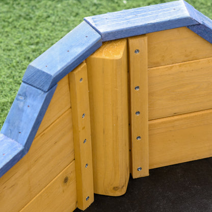 Outsunny Arenero Infantil Madera Diseño Galeón Con Banco Con Almacenaje 3-6 Años_4