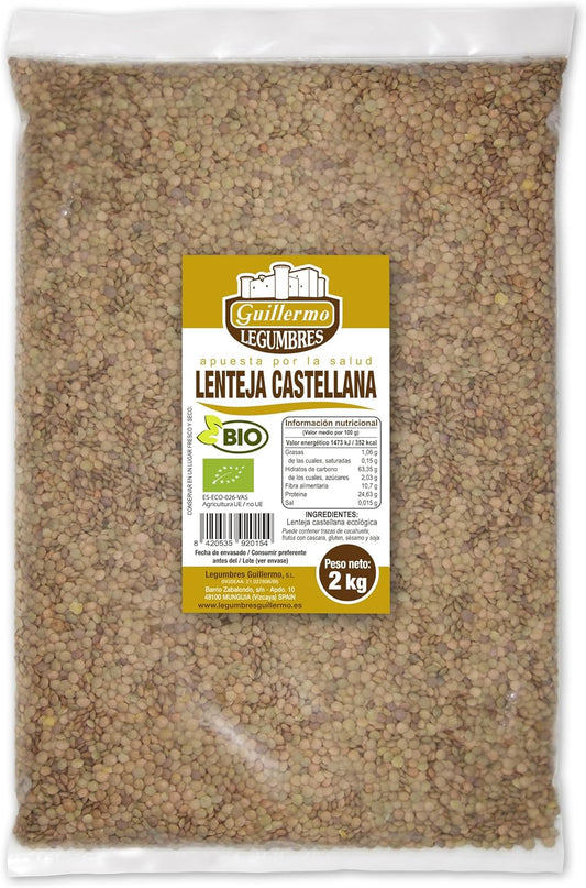 Lenteja Castellana Bio - 2 Kg, Bolsa_0