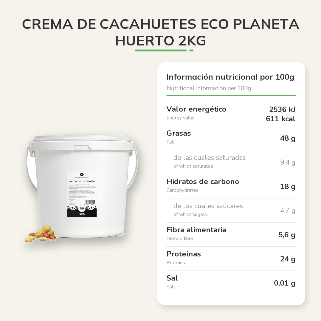 Información nutricional