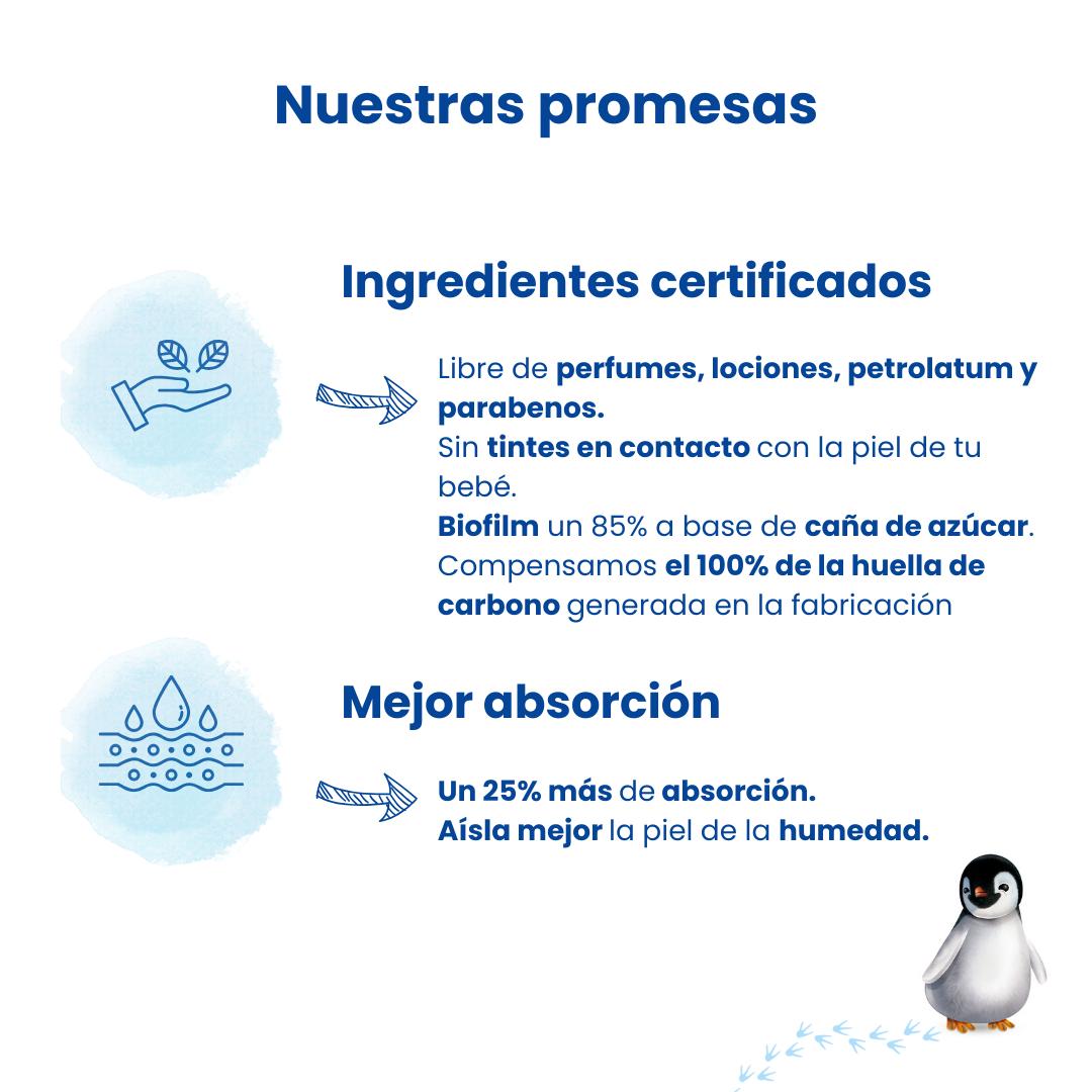 Pack Ahorro Pañales T1 (recién nacido) Pingo 216 Uds