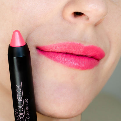 Pintalabios Fucsia Flúor Basic Colourfun 4g Camaleon Cosmetics_2