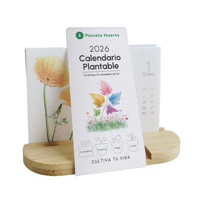 Calendario plantable de Navidad 2026 Transforma el tiempo en naturaleza Planeta Huerto