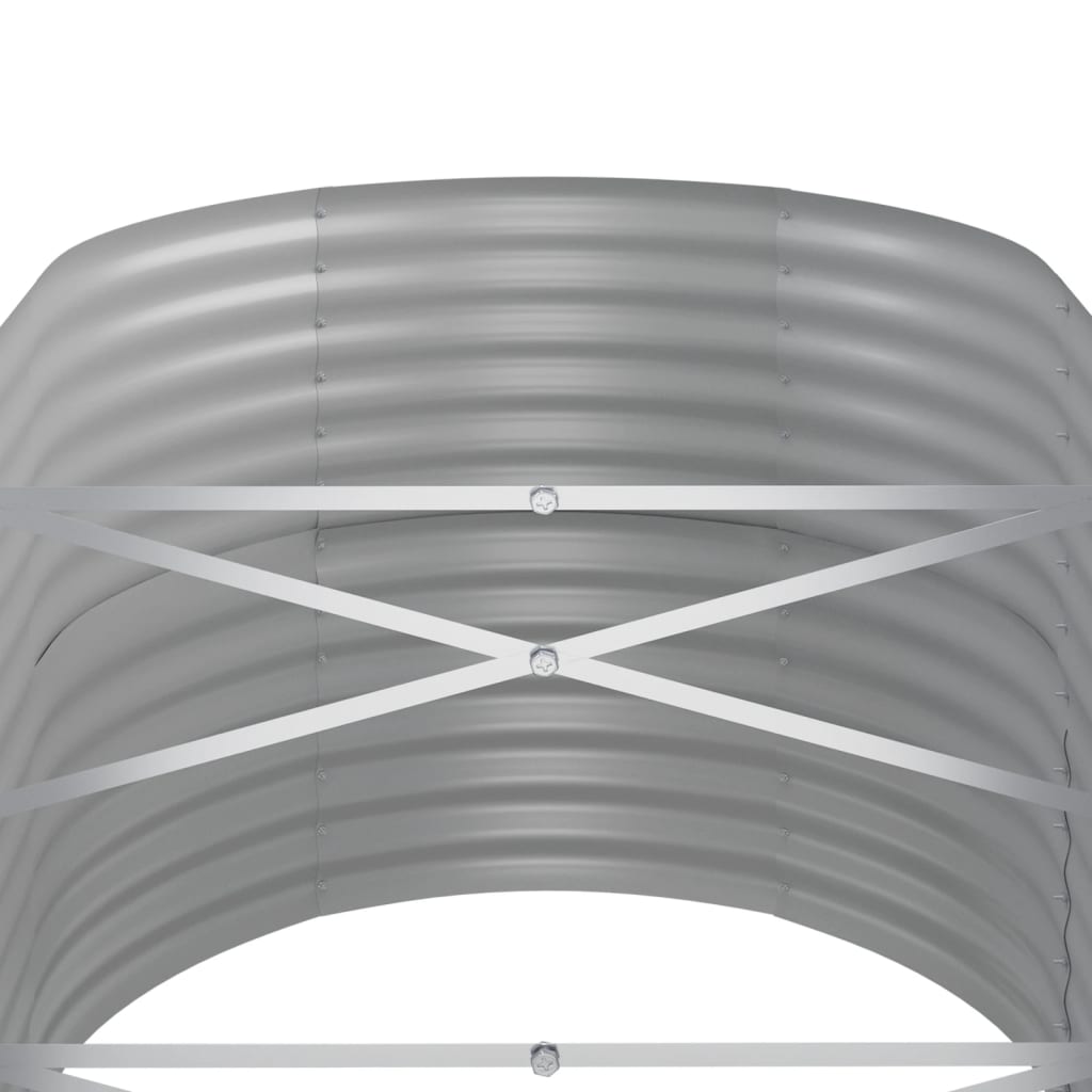Jardinera Arriate Acero Galvanizado Verde 368x80x68 Cm_4