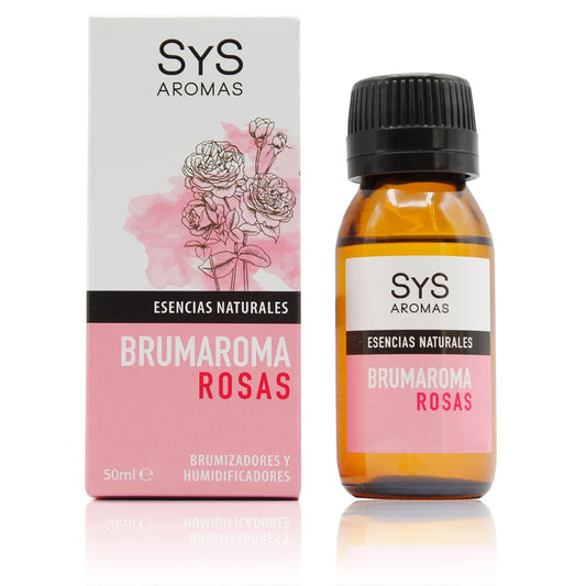 Esencia Hidrosoluble Rosas SYS Aromas 50 ml | Aroma Floral y Delicado | Para Humidificadores y Difusores_0