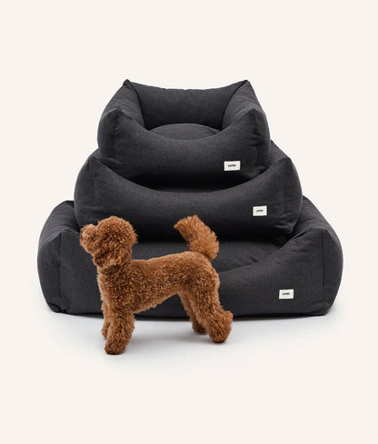 Cafide Cama De Material Reciclado Para Perro Con Tejido Basic Antracita. Modelo Snozy._4