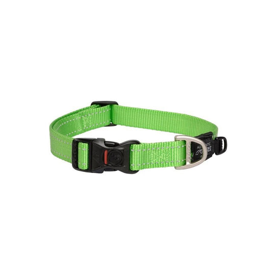 Collar Para Perro, Modelo Classic De Rogz Color Lima. Talla Xxl (63-70kg)_0