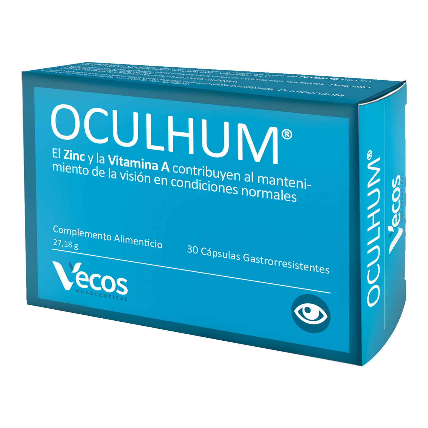 Oculhum Vecos 30 Cápsulas | Vista Y Salud Ocular | Dha, Maquibright®, Zinc Y Vitamina A_0