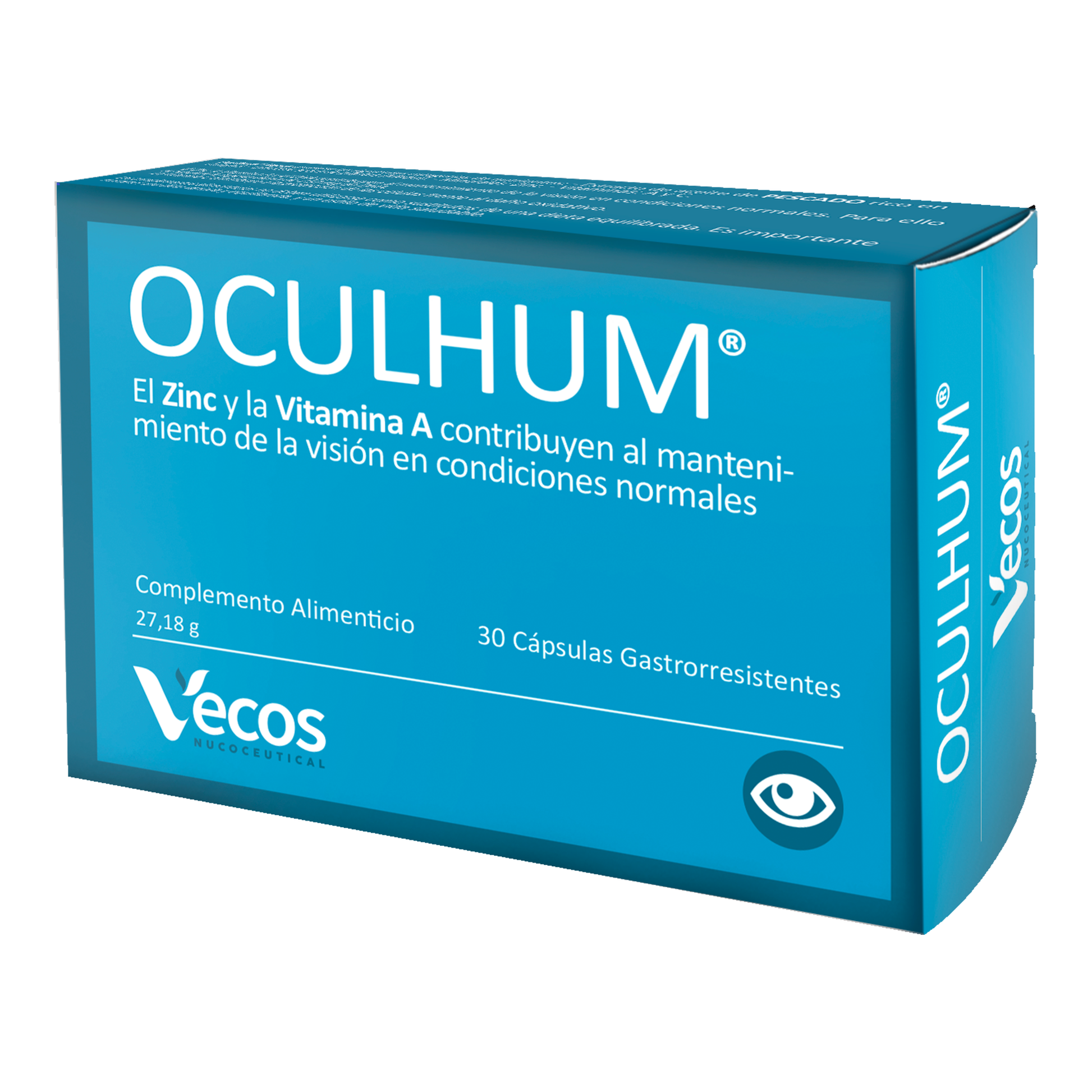 Oculhum Vecos 30 Cápsulas | Vista Y Salud Ocular | Dha, Maquibright®, Zinc Y Vitamina A_0