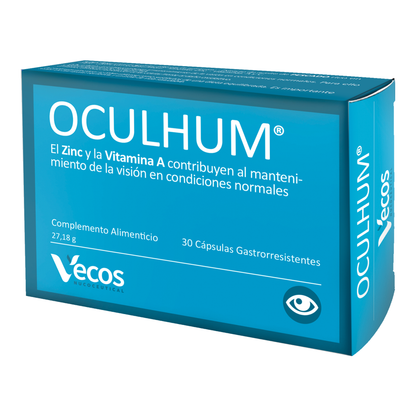 Oculhum Vecos 30 Cápsulas | Vista Y Salud Ocular | Dha, Maquibright®, Zinc Y Vitamina A_0