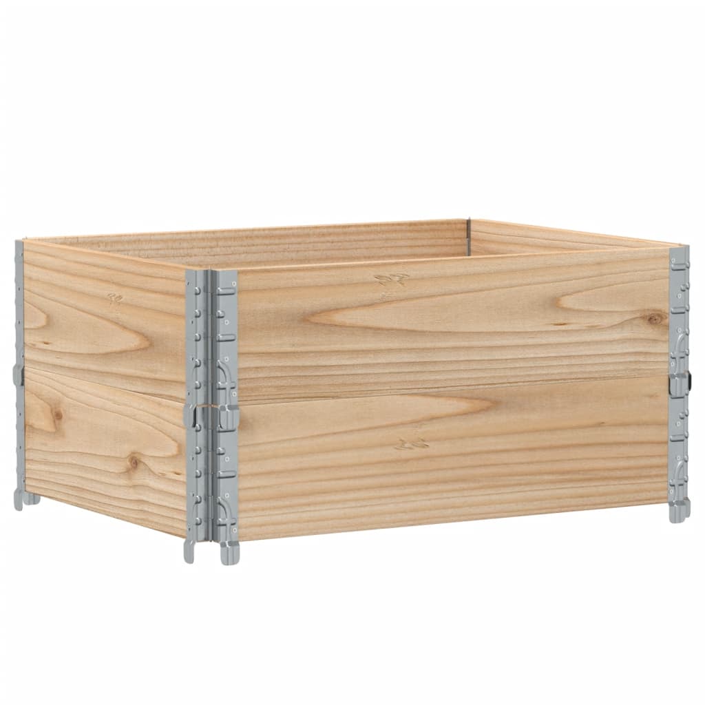 Jardinera De Madera Maciza De Pino 80x60 Cm_0