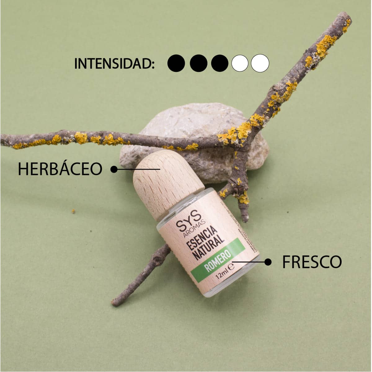 Esencia Natural Romero SYS Aromas 12 ml | Aroma Herbal y Fresco | Para Quemadores y Humidificadores_3