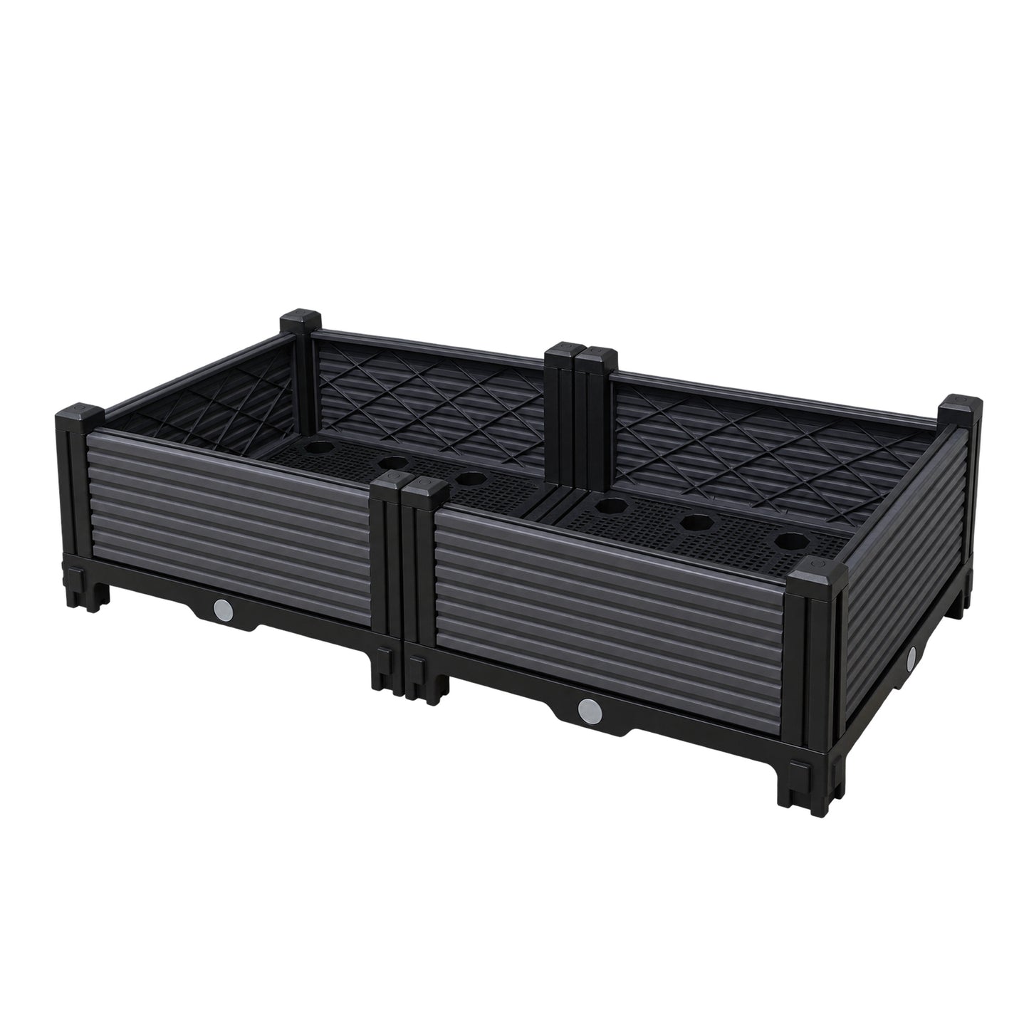 Jardinera Elevada 80x40x22cm Nyana Garden | Modular | Drenaje | Fácil Montaje_2