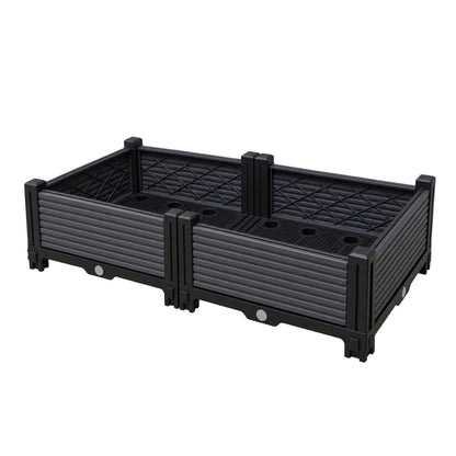 Jardinera Elevada 80x40x22cm Nyana Garden | Modular | Drenaje | Fácil Montaje_2