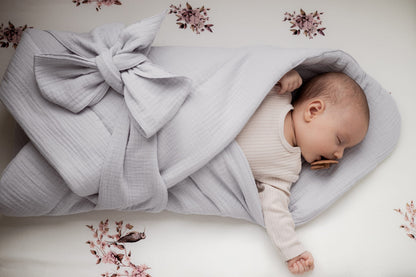 Saco Capazo Bebé Muselina Premium Grey_1