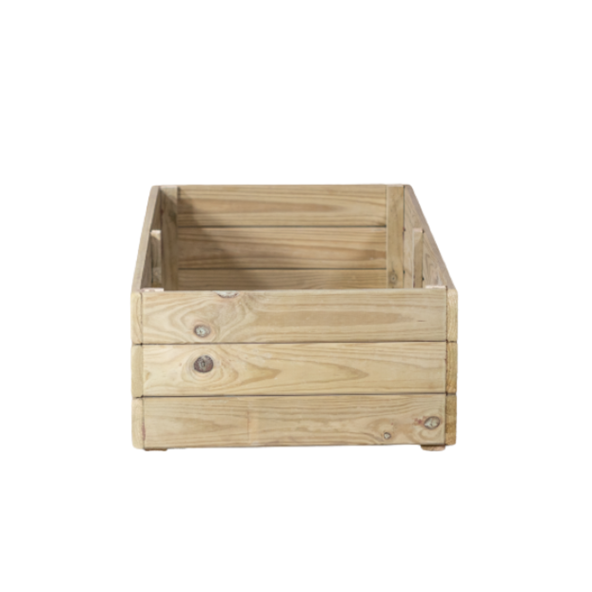Jardinera De Madera Eko De Pino Tratada Vidahuerto 80x40x30 Cm._3