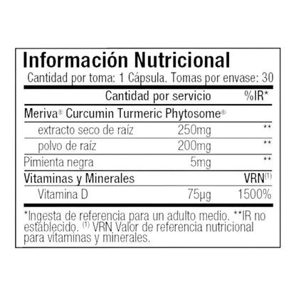 Meriva Curcumin Turmeric 30 Caps_1