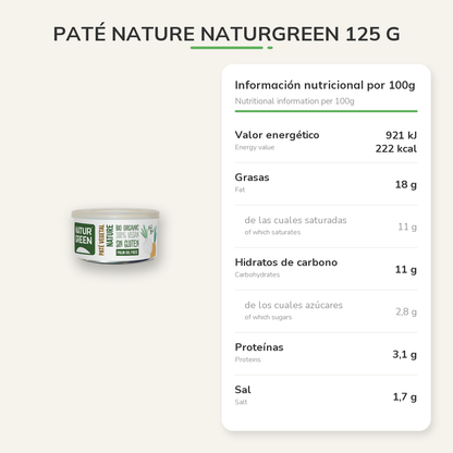 Información nutricional