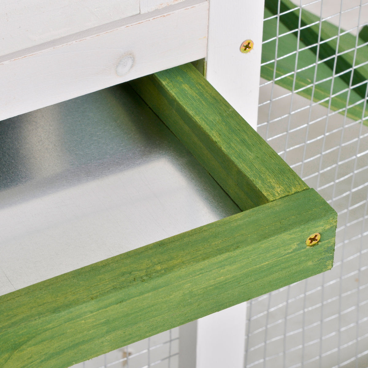 Conejera Pawhut Madera De Abeto Verde 120x60x79 Cm_3