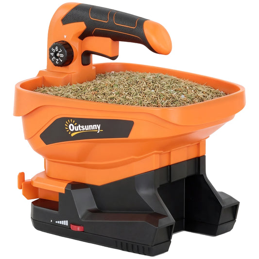 Esparcidor De Compost Outsunny Pp, Nailon Naranja 26x22x27.5 Cm_0