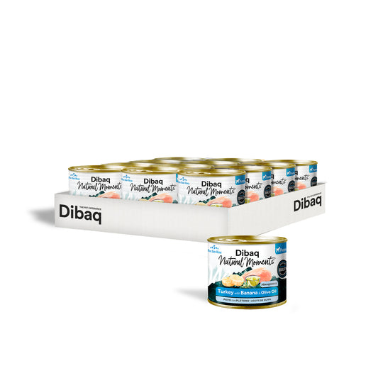 Dibaq Natural Moments Cachorro Pavo Y Plátano ,12 Latas X 190gr_0