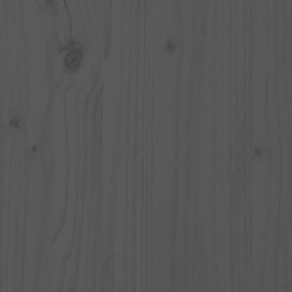 Jardinera De Madera Maciza De Pino Gris 84,5x84x75 Cm_5
