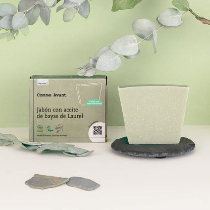 Jabón con aceite de bayas de laurel Comme Avant 100 g