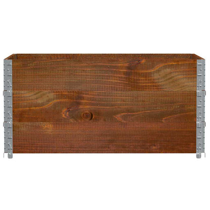 Jardinera De Madera Maciza De Pino Marrón 120x80 Cm_2