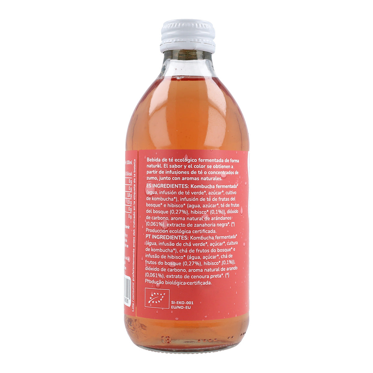 Kombucha ECO Frutos rojos Planeta Huerto 330 ml
