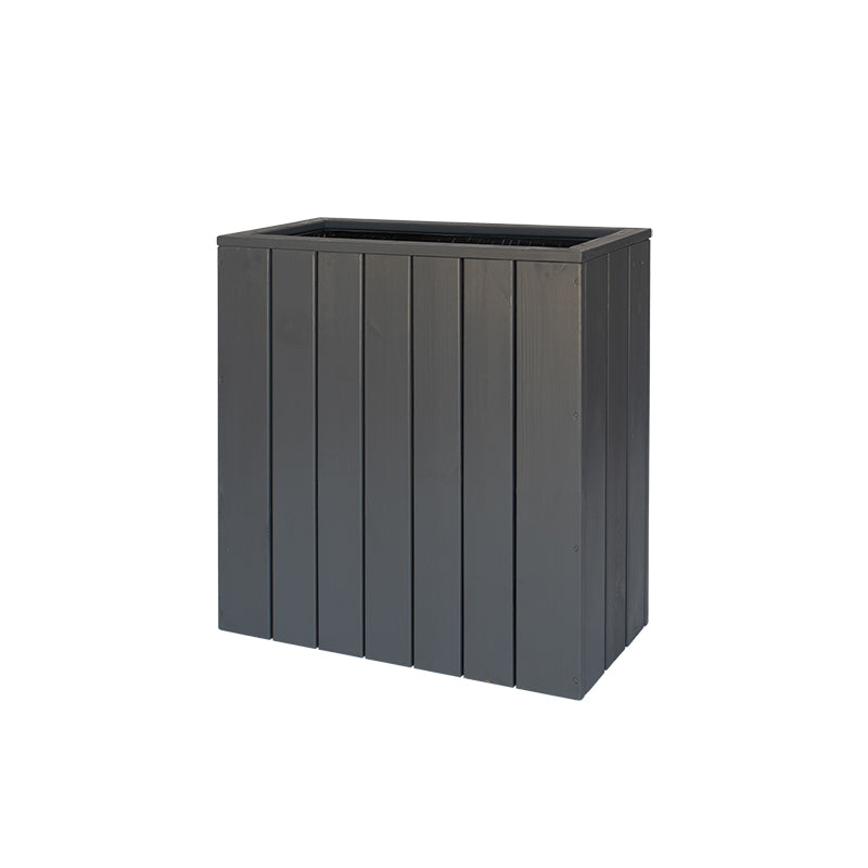 Jardinera Alta De Madera Autoportante 75 X 34,5 X 80 Cm City Grey Hortalia_0