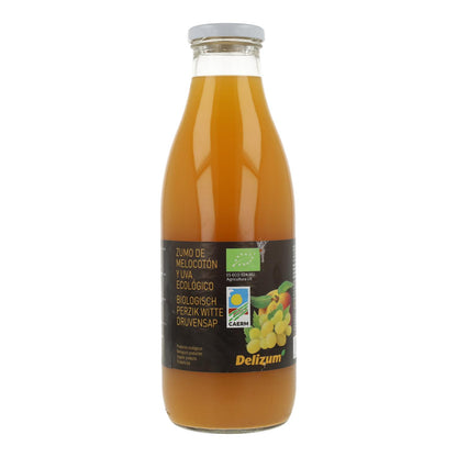 Zumo Melocotón &amp; Uva Bio 1L Delizum