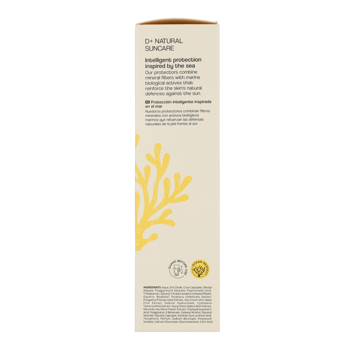 D+ Natural Suncare Mineral Fluid SPF50 50 ml