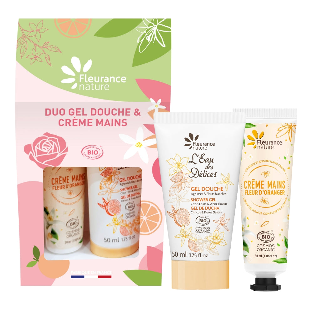 Duo Gel Ducha Rosa 50ml + Crema Manos Rosa 30ml_1