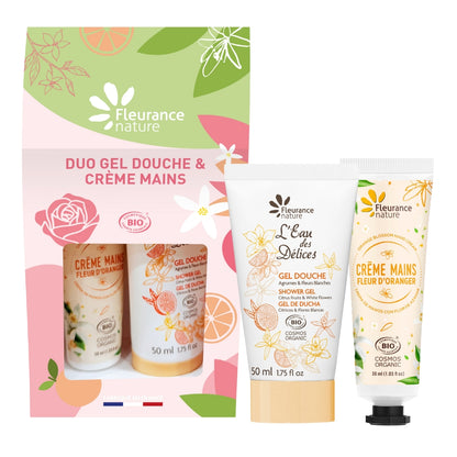 Duo Gel Ducha Rosa 50ml + Crema Manos Rosa 30ml_1
