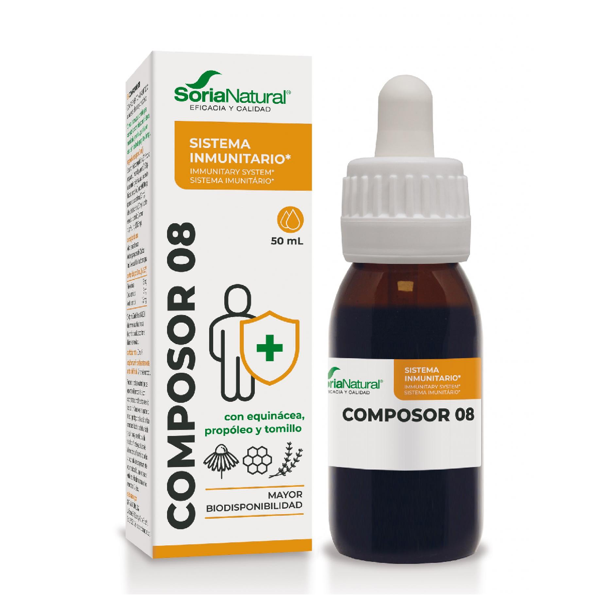 Composor 8 Echina Siglo XXI Echina Soria Natural, 50 ml