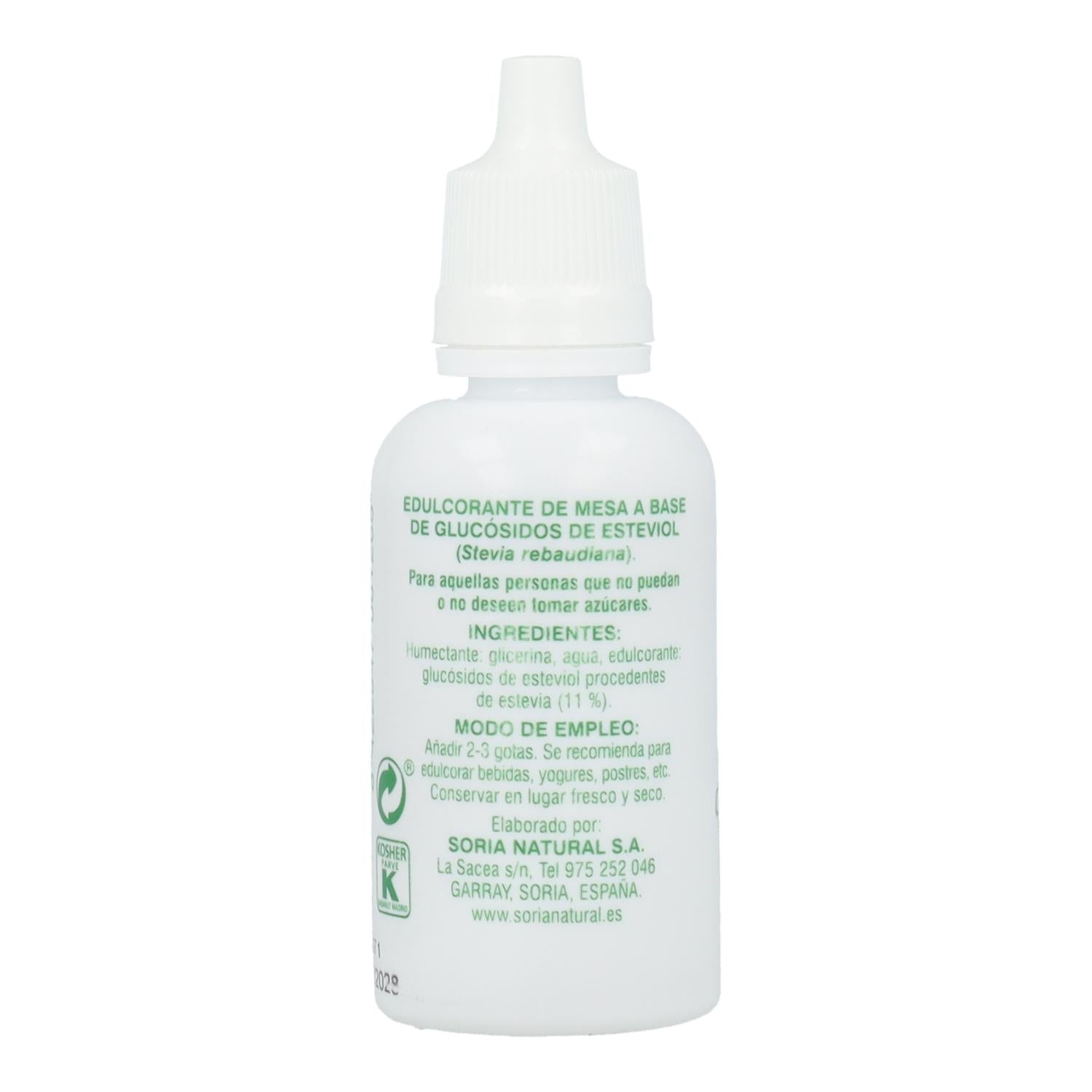Steviat Gotas Soria Natural, 30 ml