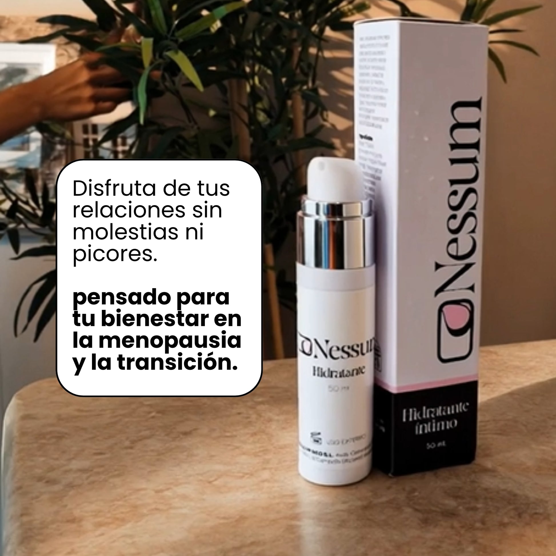 Hidratante Íntimo Menopausia Nessum 50ml | Ácido Hialurónico | Sequedad Vaginal_3