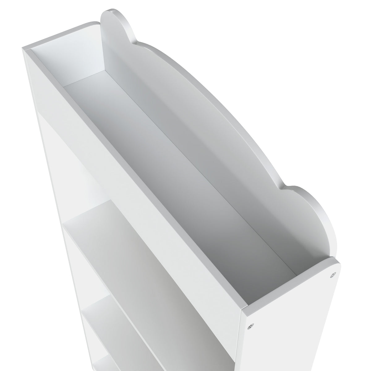 Estante Infantil Para Livros Aiyaplay Aglomerado De Madeira, Mdf Branco_5